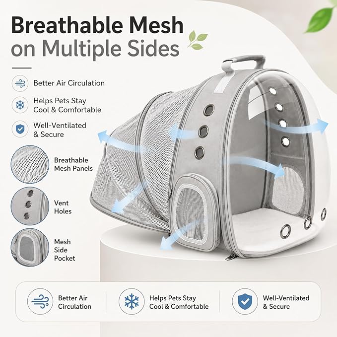 Expandable Cat Carrier Backpack - Image 4