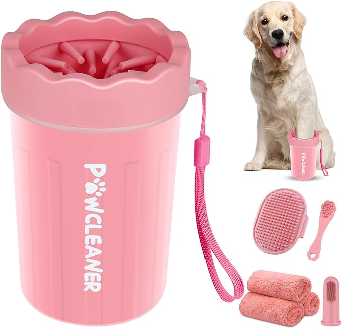 Professional 7 in 1 Dog Paw Cleaner by Comotech