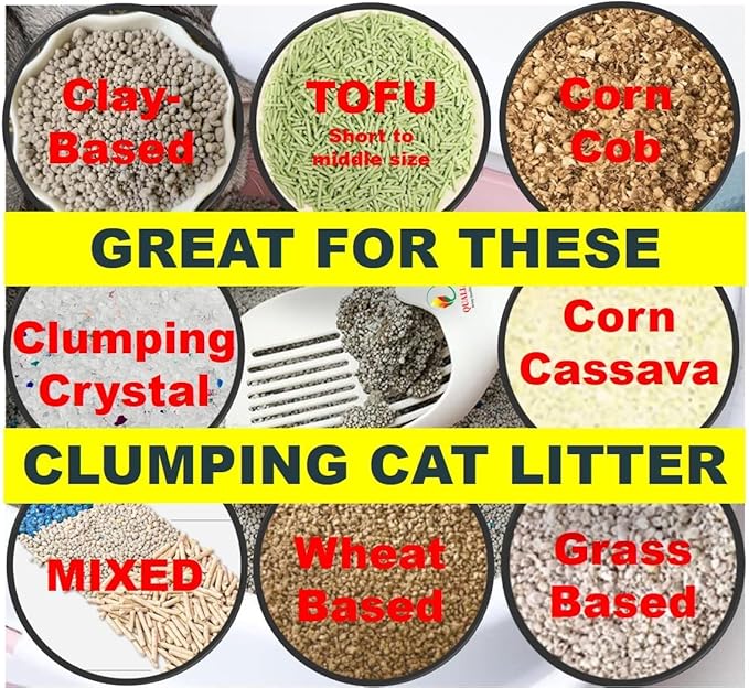 QUALIALL Cat Kitty Litter Box Poop Pooper Scoop Scooper - Image 7