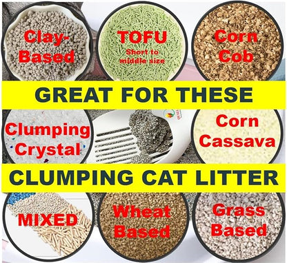 QUALIALL Cat Kitty Litter Box Poop Pooper Scoop Scooper - Image 7