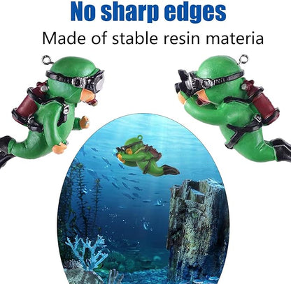 2-Pack Tank Decorations, Cute Little Diver, Aquarium Decoration Accessories - Image 3