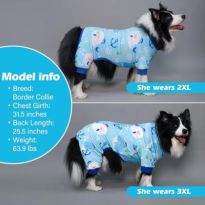 KYEESE Dog Pajamas Soft Dogs Clothes Pet Coat Velvet Dog Pajamas Small Sized - Image 7