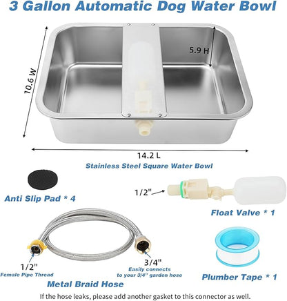 YUEPET 3 Gallon Auto Dog Water Bowl Dispenser Outside Automatic Water Dispenser - Image 6