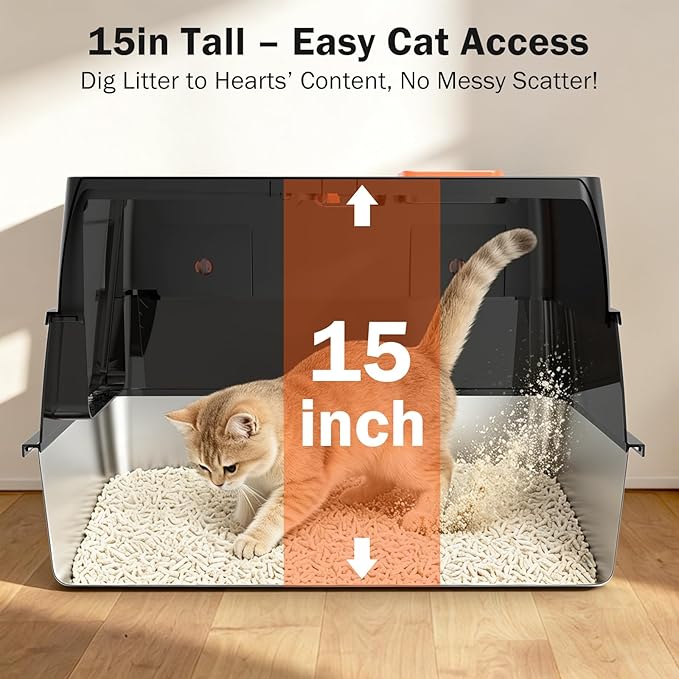 Stainless Steel Litter Box - Image 5