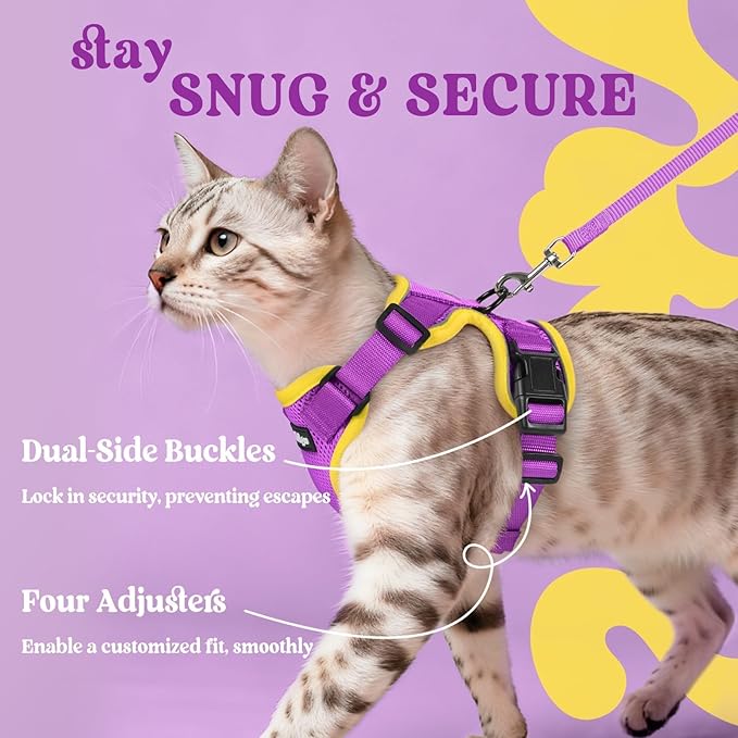 rabbitgoo Cat Harness and Leash Set, Escape Proof Vest Harness - Image 6