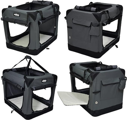 EliteField 4-Door Folding Soft Dog Crate - Image 4