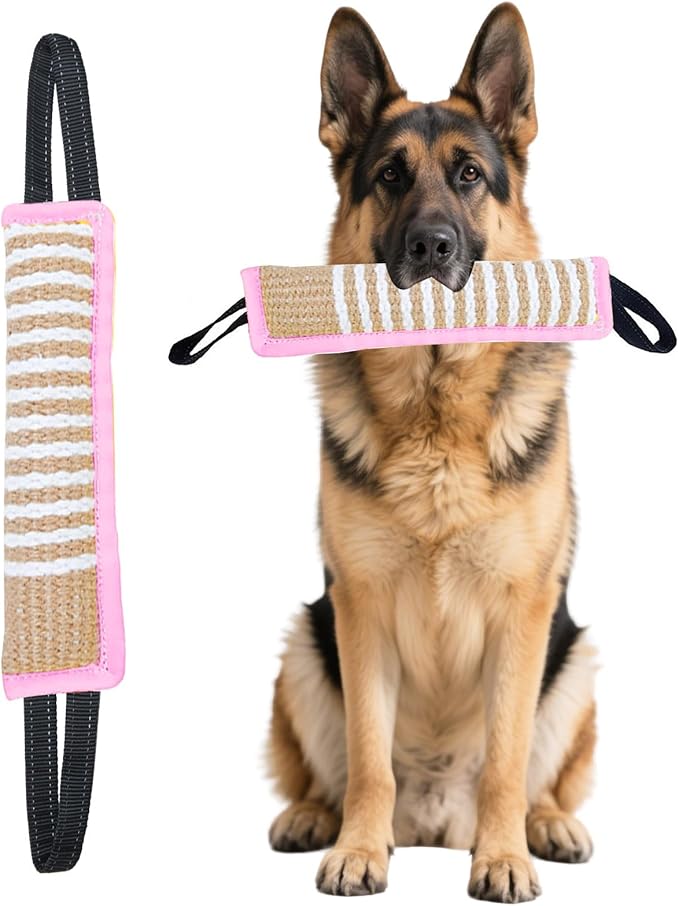 Clysoru Squeaky Tug Toy for Dogs Jute by Clysoru