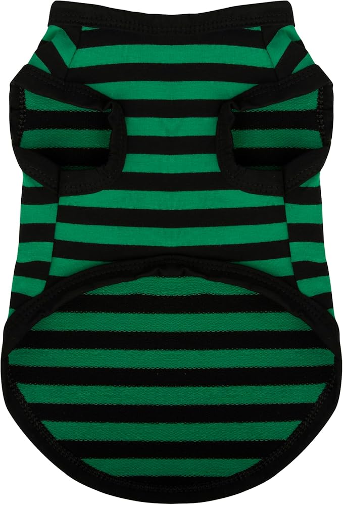 Upgrade Your Pup's Wardrobe: Paiaite Dog Striped Shirt, a Sleeveless Cotton by Paiaite