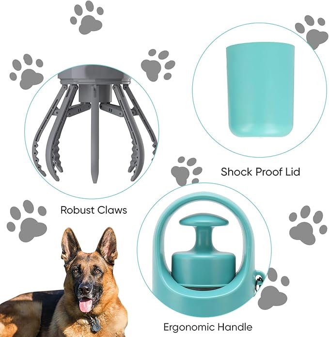 Dog Pooper Scooper, Portable No Touch Poop Scooper - Image 5