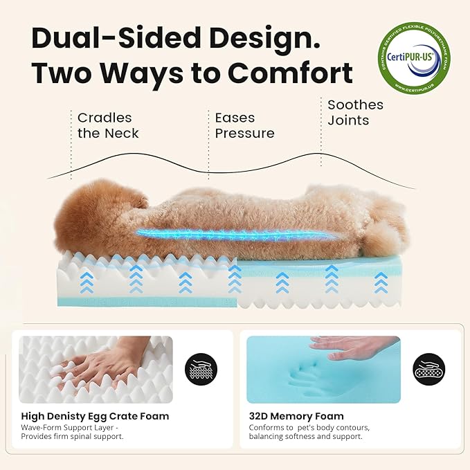 OhGeni Orthopedic Waterproof Dog Bed - Image 4