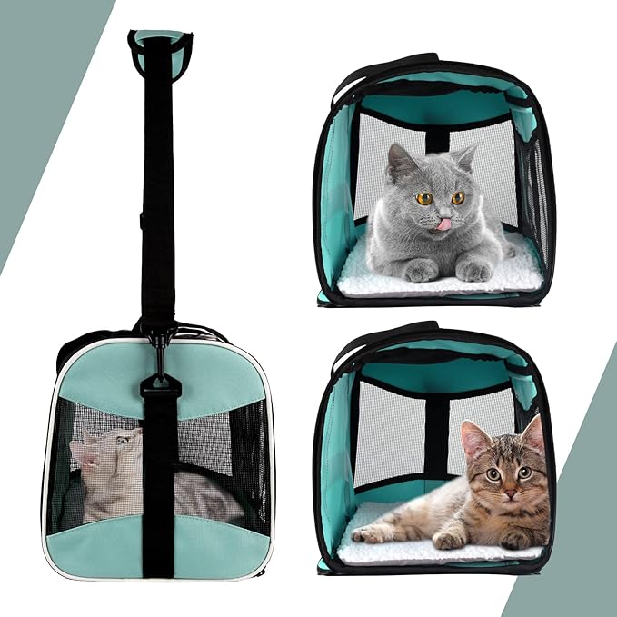 Cat Dog Carriers Soft-Sided Pet Carrier Large Cats - Image 3