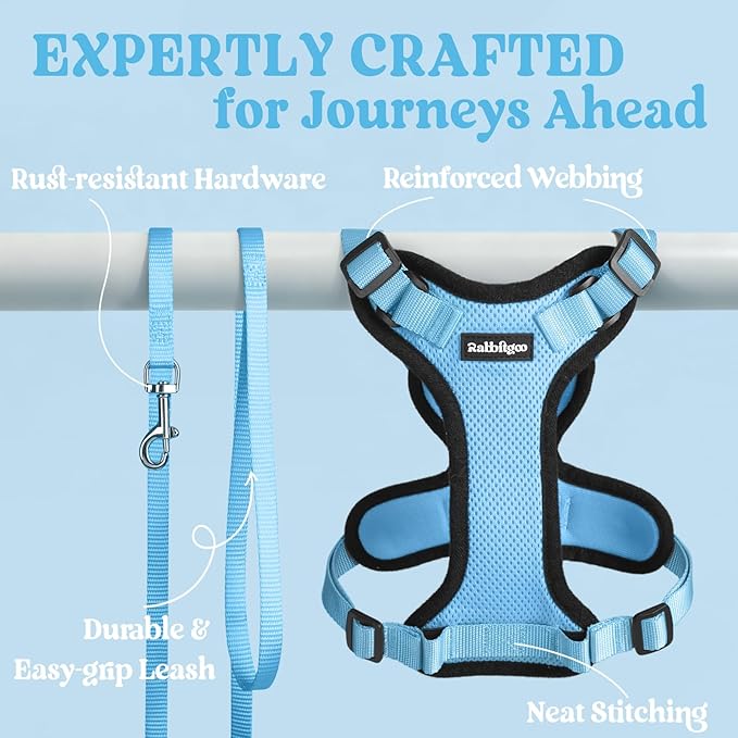 rabbitgoo Cat Harness and Leash Set, Escape Proof Kitten Harness - Image 7