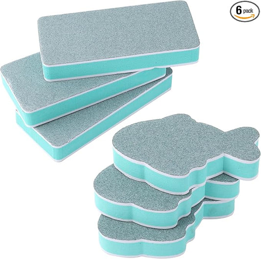 6pcs Fish Tank Cleaning Tools, Double-Sided EVA Aquarium Sponge Brush Glass by Unknown