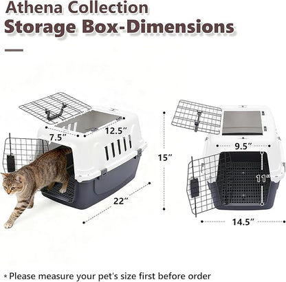 Athena Collection 22" Hard-Sided Travel Pet Carrier - Image 2