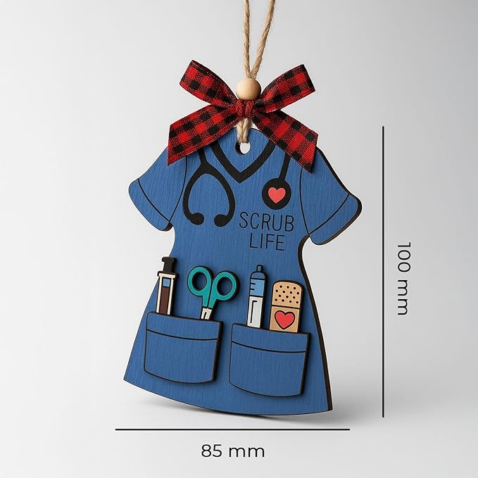 Nurse Ornament, Christmas Ornament, New Nurse Gift, Meaningful Christmas - Image 2