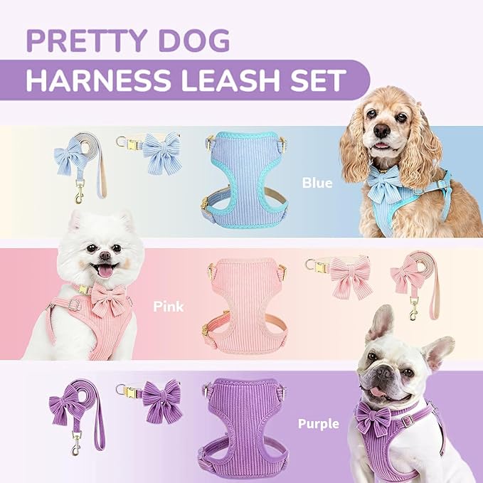 Small Dog Collar Harness and Leash Set - Image 7