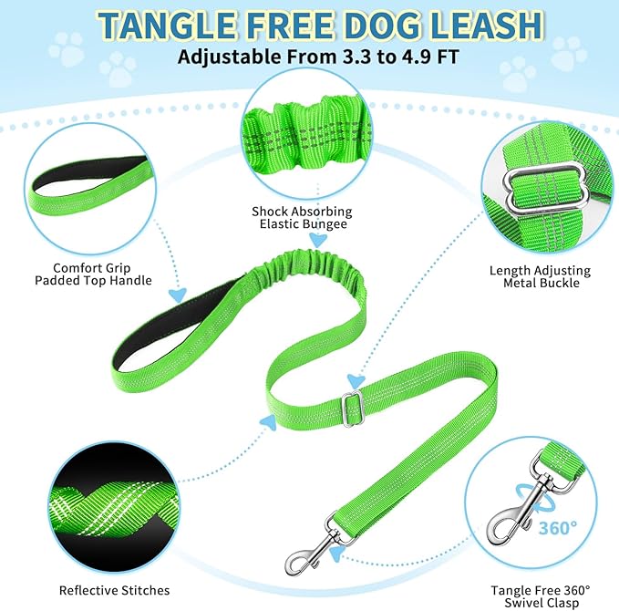Lukovee No Pull Dog Harness and Leash Set, Soft Padded Small Dog Harness - Image 3