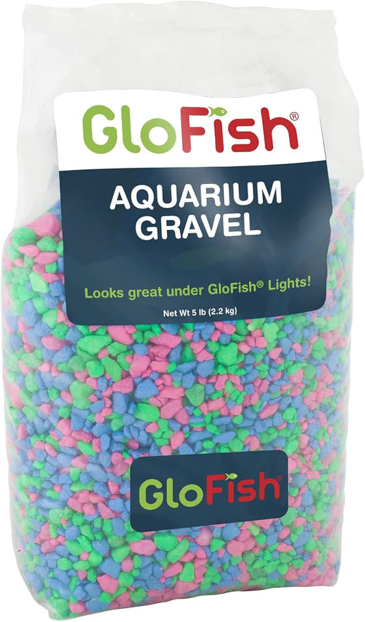 GloFish Aquarium Gravel, Complements GloFish Tanks, 5 Pounds by GloFish