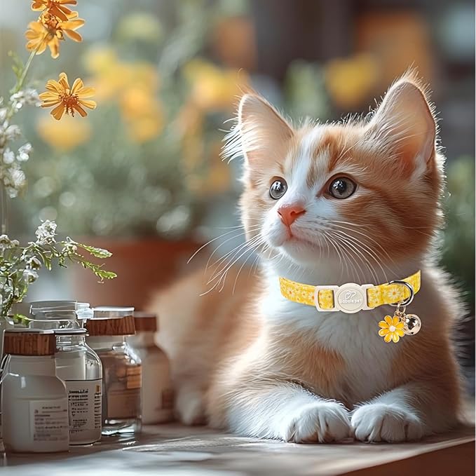 2 Pack Daisy Cat Collars - Image 6