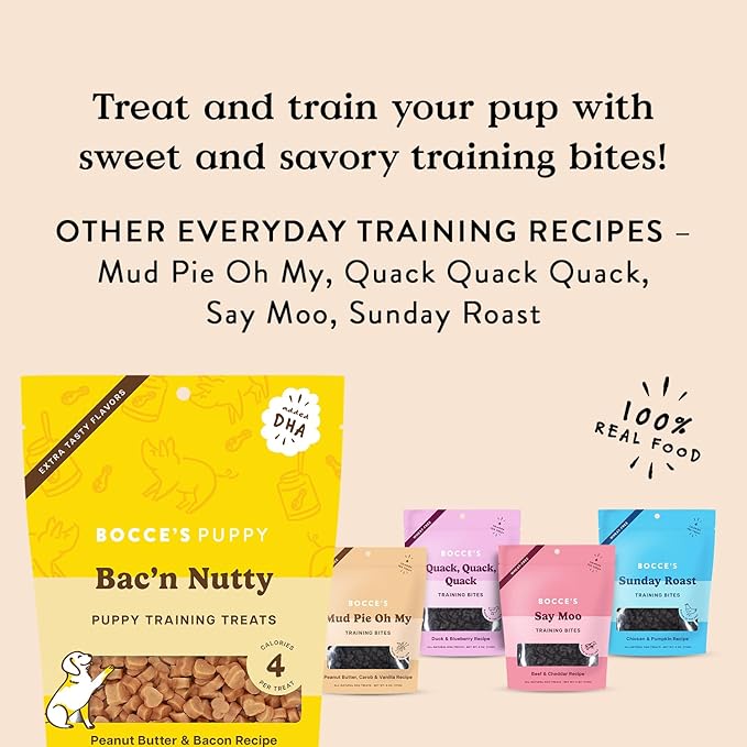 Bocce's Bakery Puppy Bac'n Nutty Training Treats - Image 4