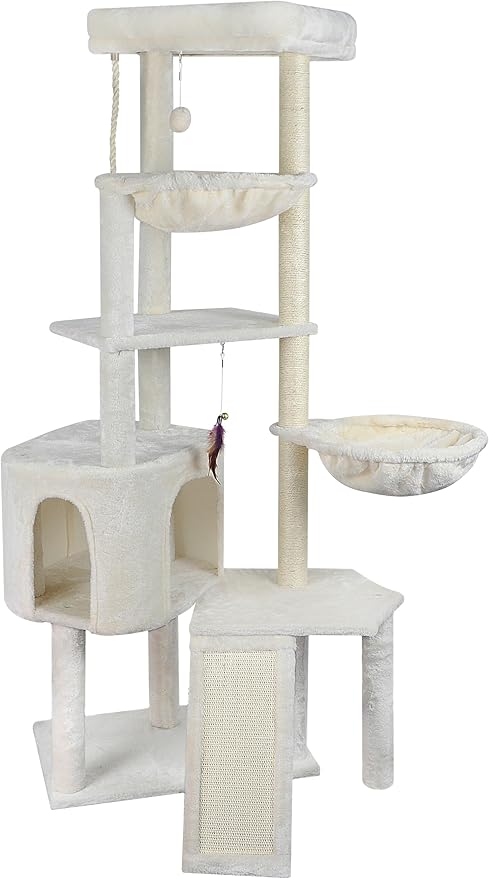 Wang Xin Four Layer Big Cat Tree by Unknown