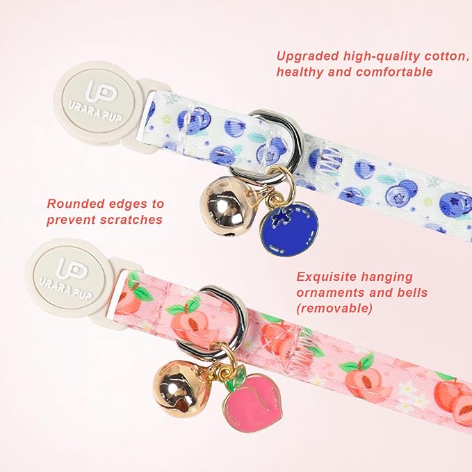 Cat Collar, Cat Collar with Bell, - Image 2