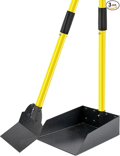 Dog Pooper Scooper, Tray and Spade Set Poop Scooper by SnaglePaw