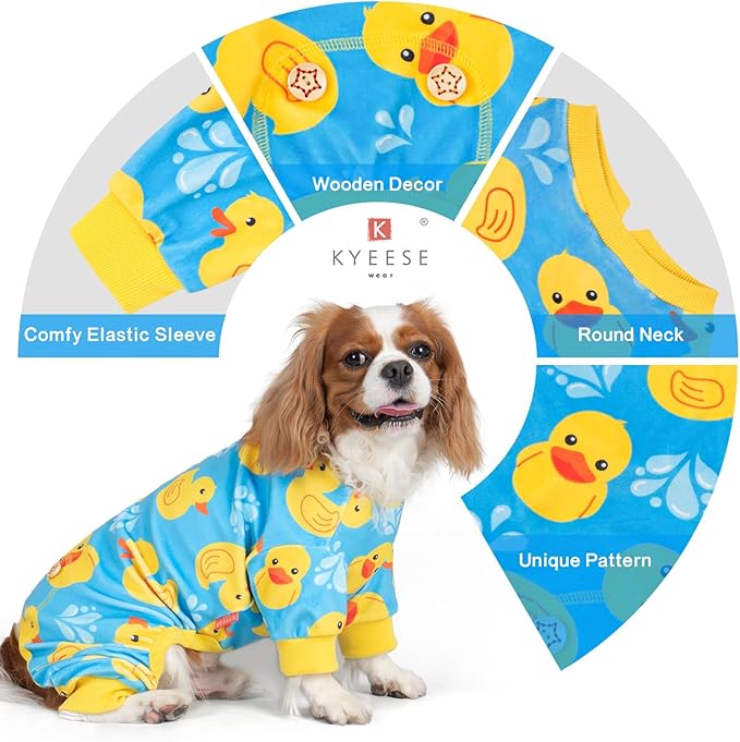 KYEESE Dog Pajamas Comfy Dog Pajamas Large Sized Dogs Velvet Pet Jammies Coat - Image 6
