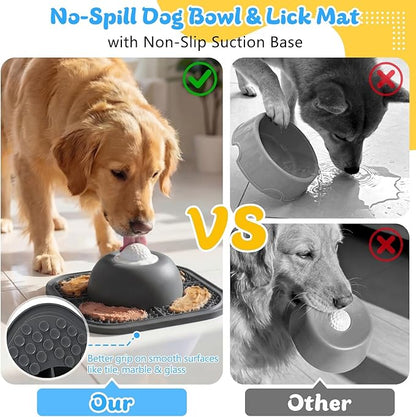 Slow Feeder Dog Bowls & Lick Mat - Image 5
