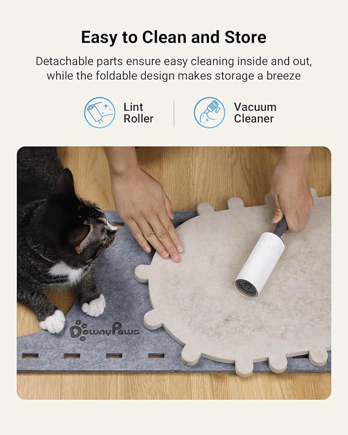 DownyPaws Cat House for Indoor Cats, Cat Bed Cave for Multiple & Large Cats Up - Image 6