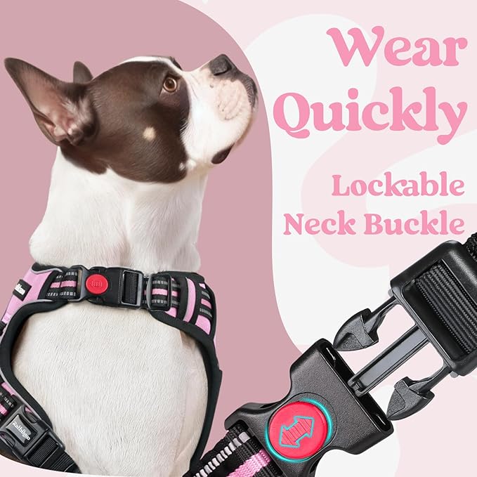 rabbitgoo Dog Harness Medium Sized, No Pull Easy On & Off - Image 3