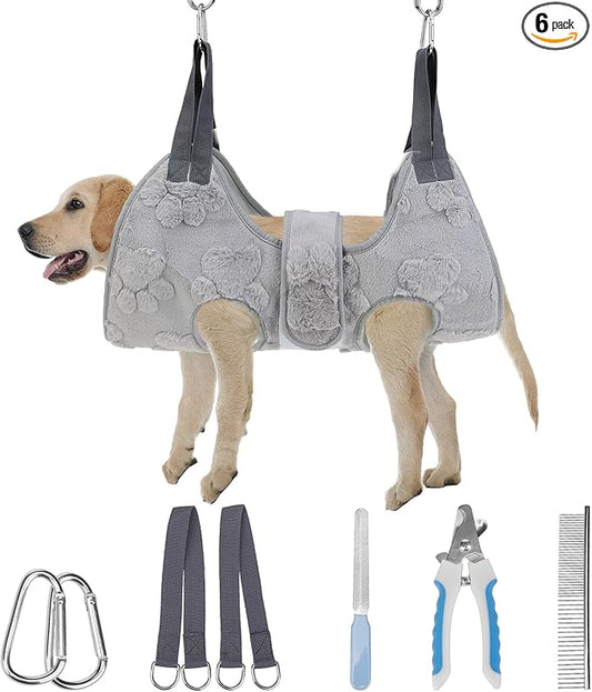 PAWCHIE Dog Grooming Hammock Harness by PAWCHIE