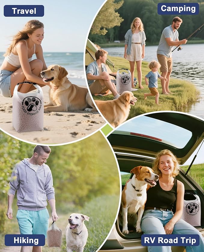 Pet Food Storage Bag for Travel - Image 8