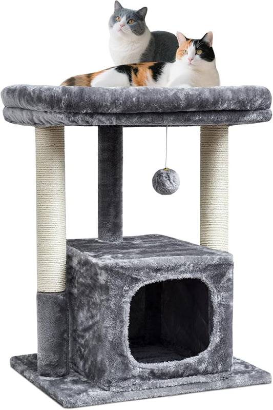 SYANDLVY 27IN Cat Tree for Indoor Cats Large Adult, Modern Activity Tower by SYANDLVY