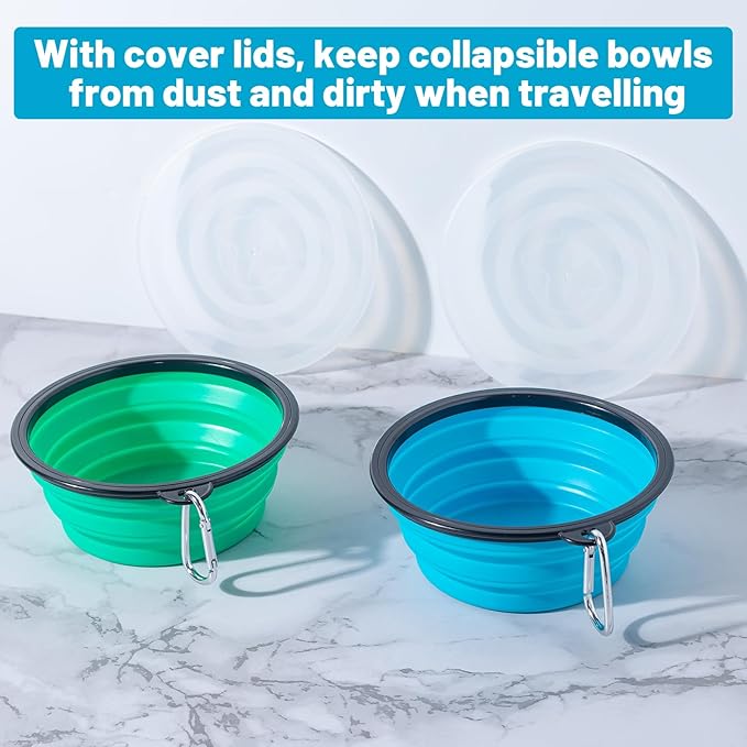 SLSON Dog Bowls Pet Collapsible Bowl - Image 4