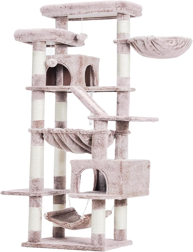 Heybly Cat Tree, 71-Inch-Tall Tower - Image 2