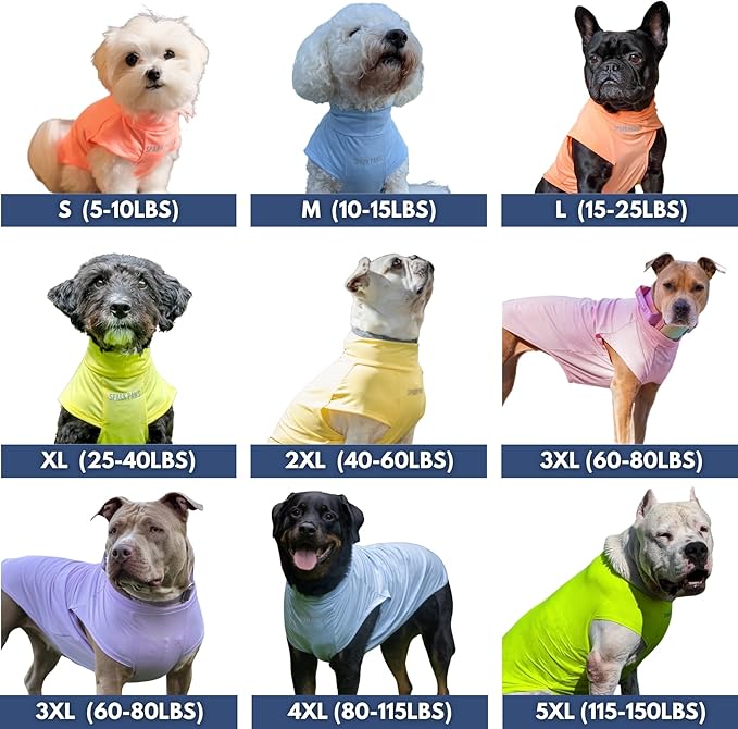Spark Paws Sunblock Dog T-Shirt, SPF30 Protection, Lightweight Breathable Quick - Image 3
