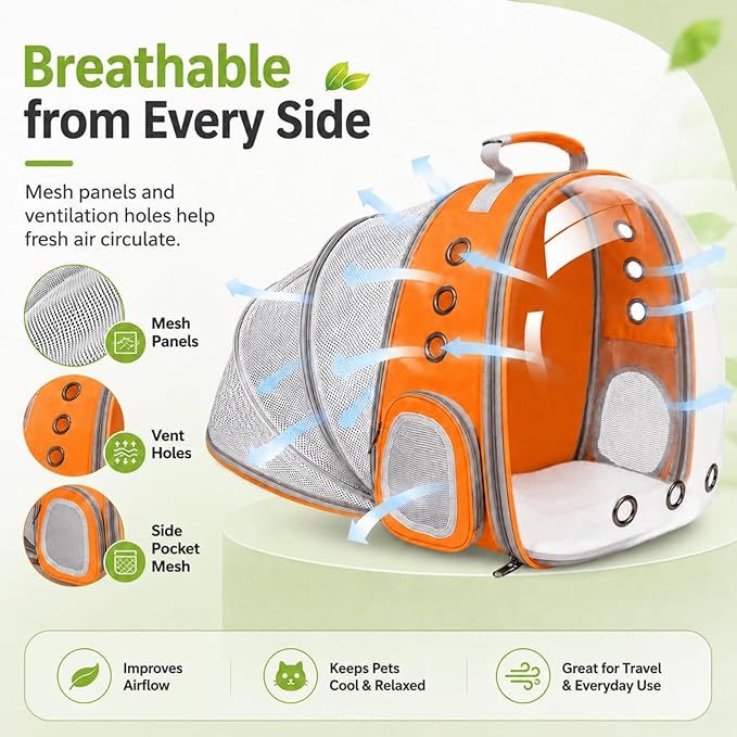 Pet Carrier Backpack Expandable - Image 4