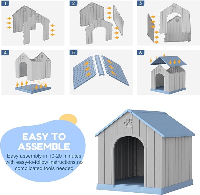 Fancyango Dog House Outdoor Indoor - Image 5