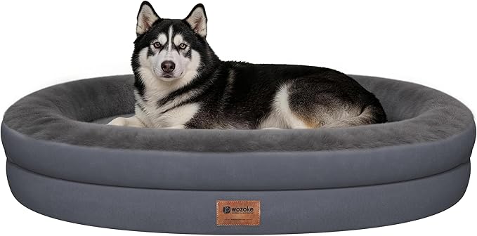 Orthopedic Dog Bed for Extra Large Dogs, XL Waterproof Dog Bed by Wozoke