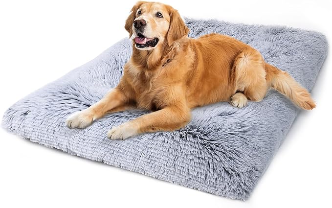 Vonabem Large Dog Bed Crate Pad 36 inch, Washable Pet Beds Medium Small Sized by Loveforfurrykids