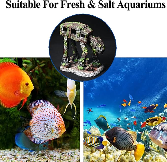 fazhongfa Fish Tank Decorations Star Wars Aquarium Accessories Small to Large - Image 5