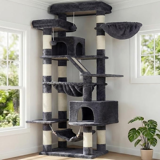 Heybly Cat Tree, 71-Inch-Tall Tower by HEYBLY