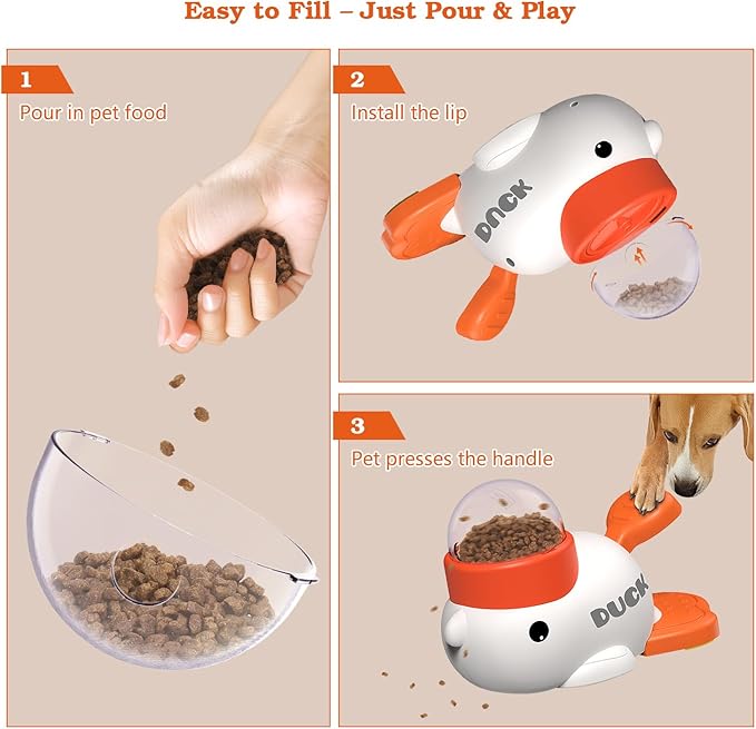 Dog Interactive Treat Dispenser Toy, Food Puzzle Slow Feeder - Image 6