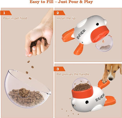 Dog Interactive Treat Dispenser Toy, Food Puzzle Slow Feeder - Image 6