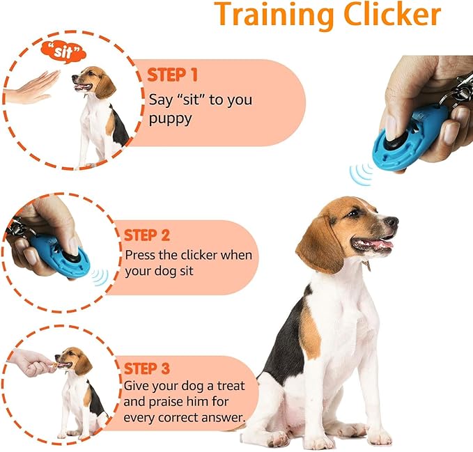 Training Kit - 1 Target Stick, 1 Training Clicker, 1 Whistle - Dog Training - Image 3