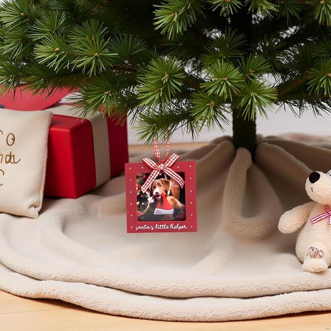 Kate & Milo Santa’s Little Helper Christmas Ornament, Pet Holiday Keepsake - Image 4