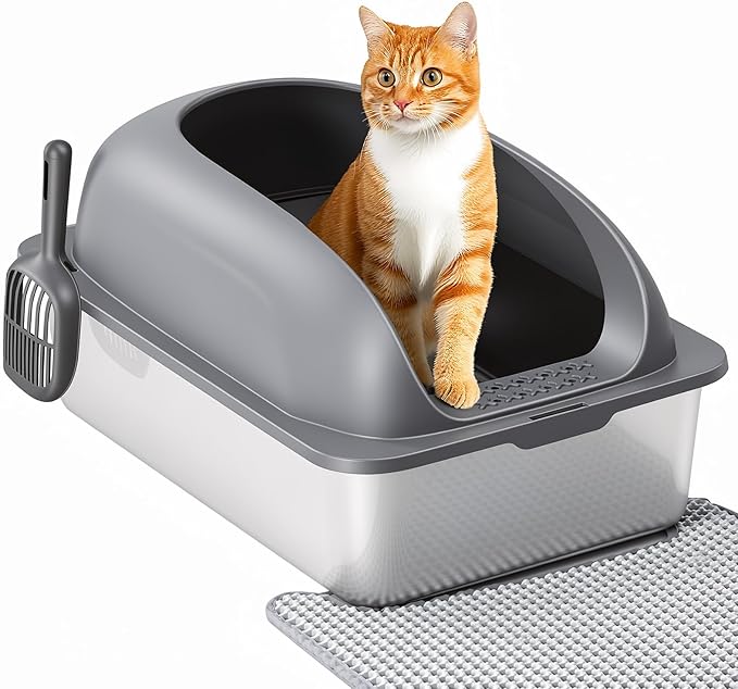 OLIXIS Stainless Steel Cat Litter Box by OLIXIS