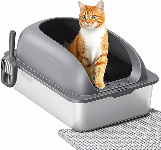 OLIXIS Stainless Steel Cat Litter Box by OLIXIS