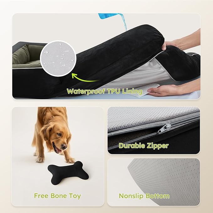 CWAWZ Dog Beds for Large Dogs, Orthopedic Dog Bed - Image 7